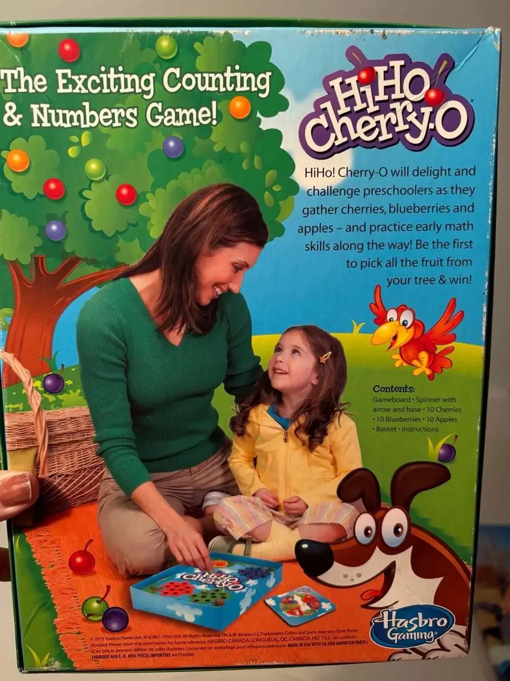 Hasbro Hi Ho Cherry-O Counting and Numbers Kids Board Game (2013 Edition)